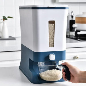 🐕DISPENSADOR DE 12KG UTILIZABLE: PARA ARROZ , CEREALES O COMIDAS PARA MASCOTAS.🐕
