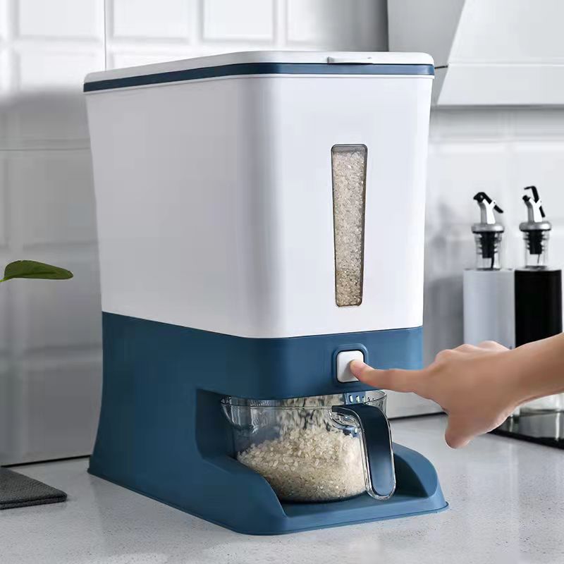 🐕DISPENSADOR DE 12KG UTILIZABLE: PARA ARROZ , CEREALES O COMIDAS PARA MASCOTAS.🐕