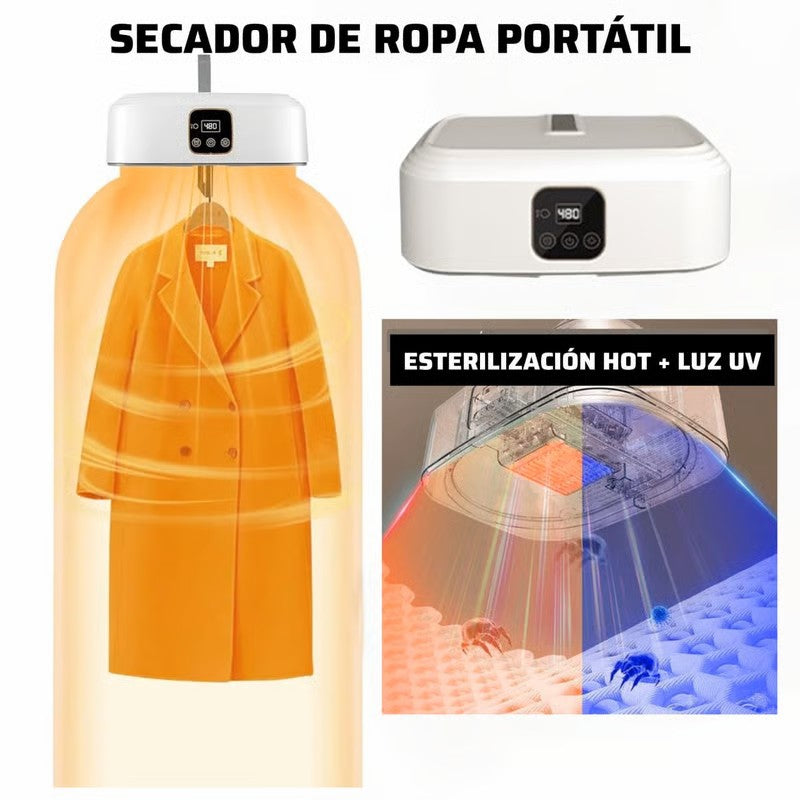 👖SECADOR DE ROPA PORTÁTIL + ESTERILIZACIÓN EN CALOR👖